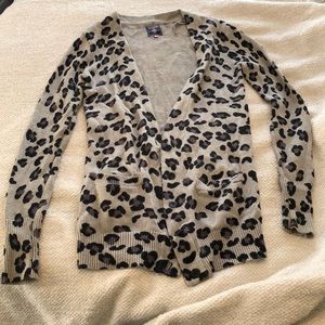 PINK leopard sweater